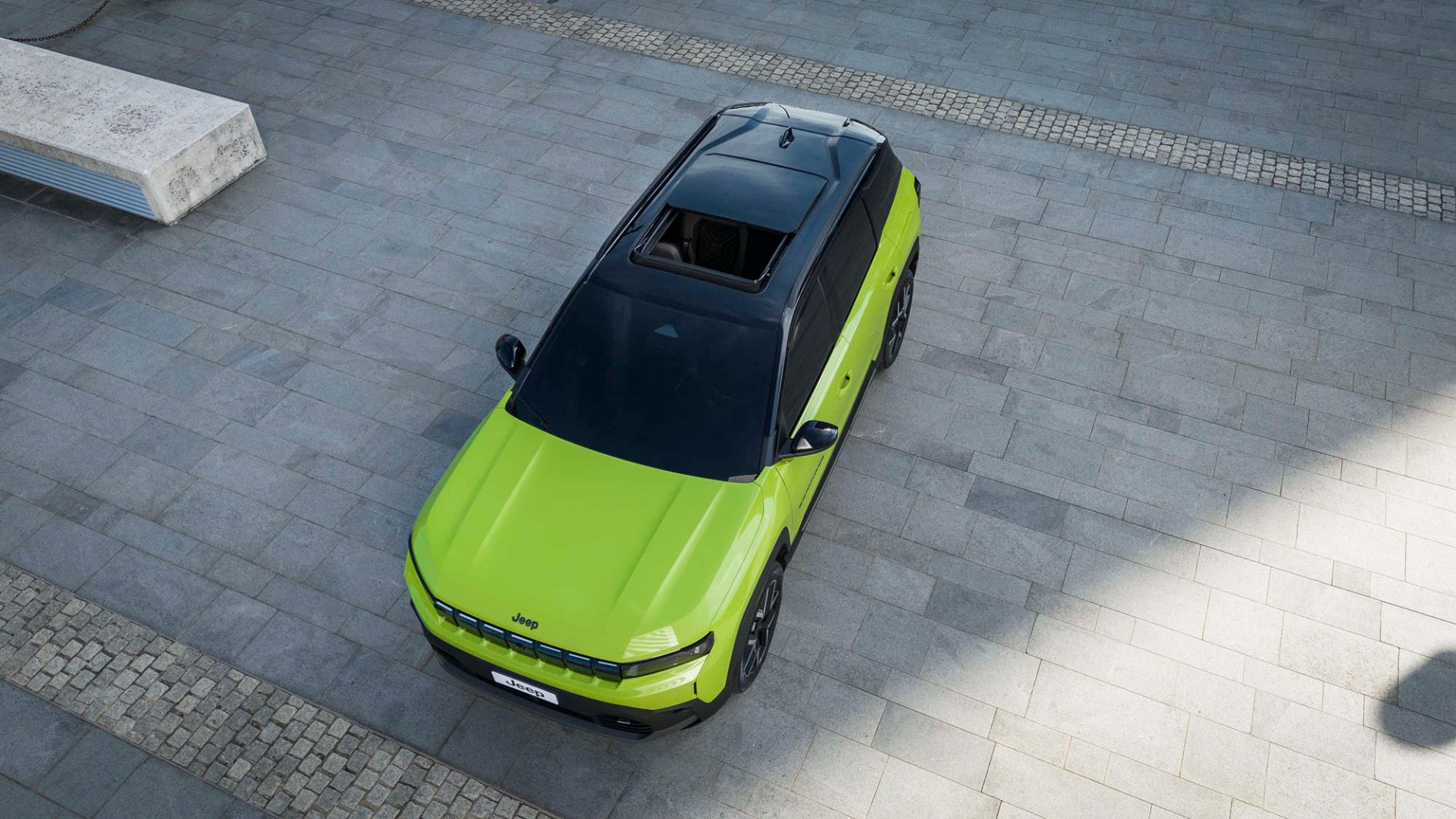 Новий Jeep Compass, вигляд згори